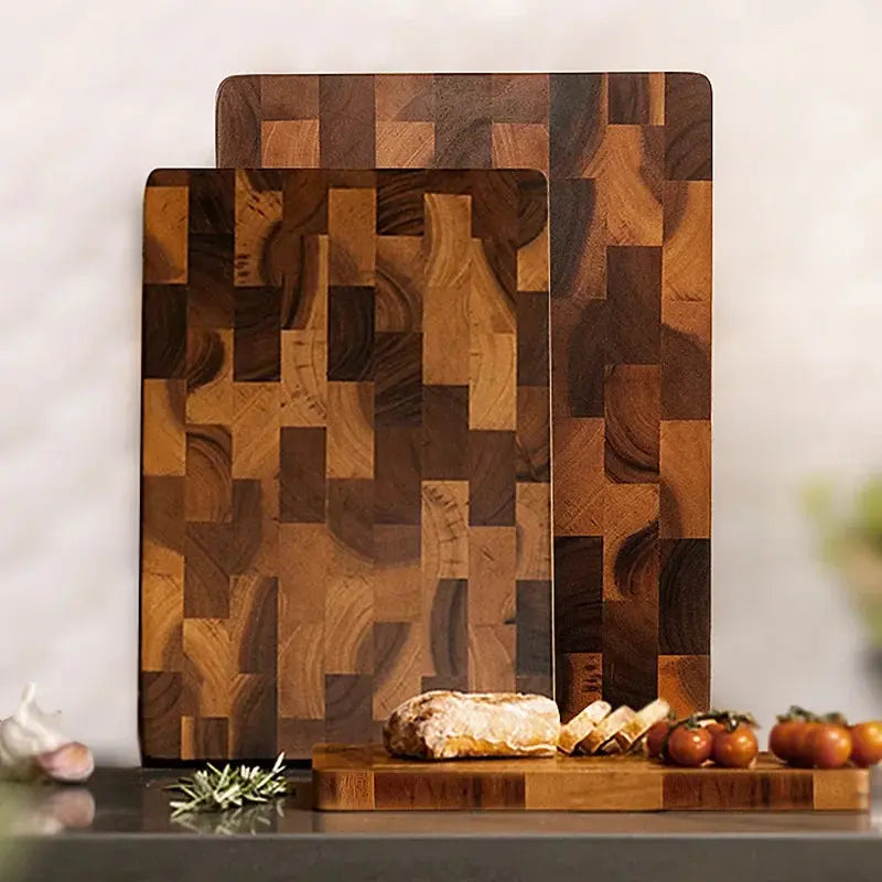 Cutting Board Double-sided Using Premium Acacia Wood Splicing Chopping Board Drain Water And Damp-proof Kitchen Tools TrendByWens