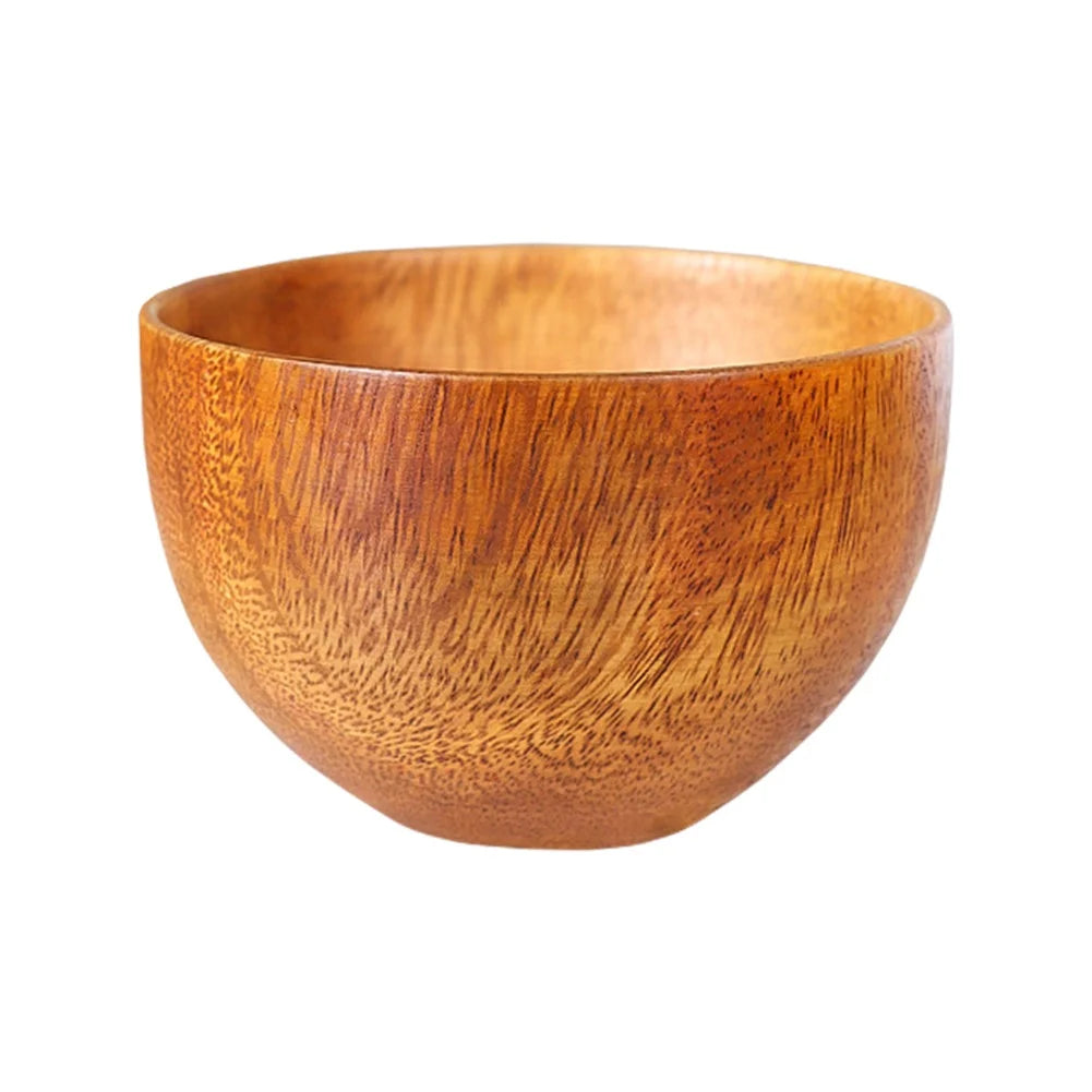 Japanese Style Wooden Bowl – Natural Wood Kitchen Utensil - TrendByWens